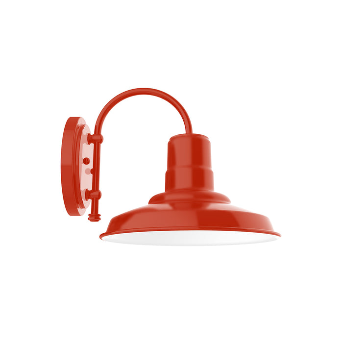 Warehouse 12" wall sconce in Vermillion | Montclair Light Works