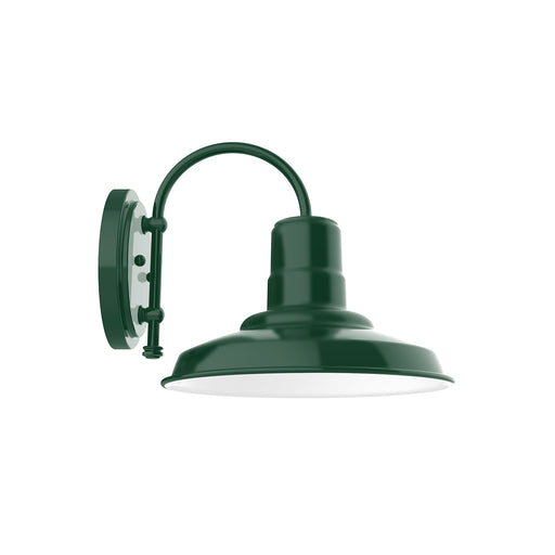 Warehouse 12" wall sconce in Forest Green | Montclair Light Works