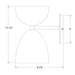 Nest 6" Wall Sconce in Cream Line Drawing