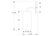 Jordan 3 1/2 inch Wall Sconce in Cream Line Drawing