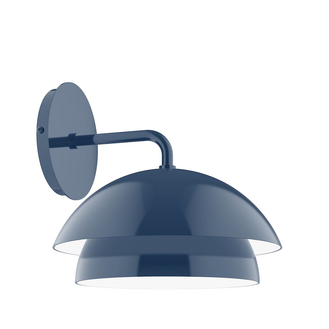 Nest 10" Wall Sconce in Navy | Montclair Light Works