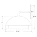 Nest 10" Wall Sconce in Cream Line Drawing