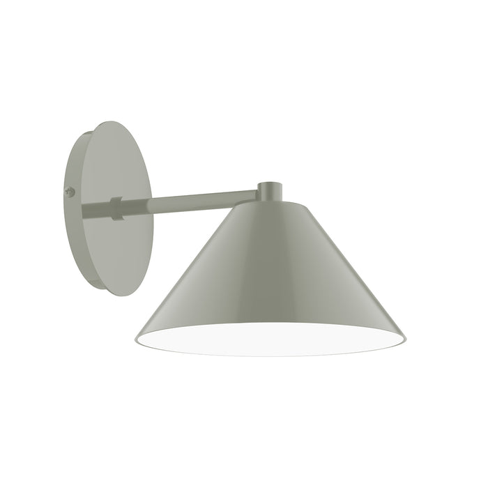 Pinnacle 8" LED Wall Sconce in Moss Green | Montclair Light Works
