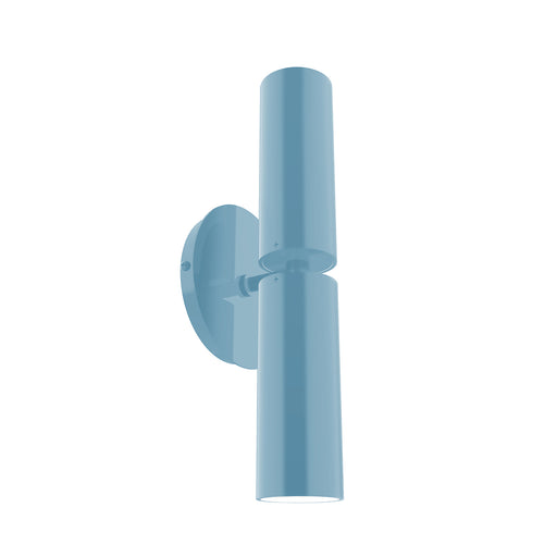 Martin Up-Down ADA Wall Sconce in Light Blue | Montclair Light Works