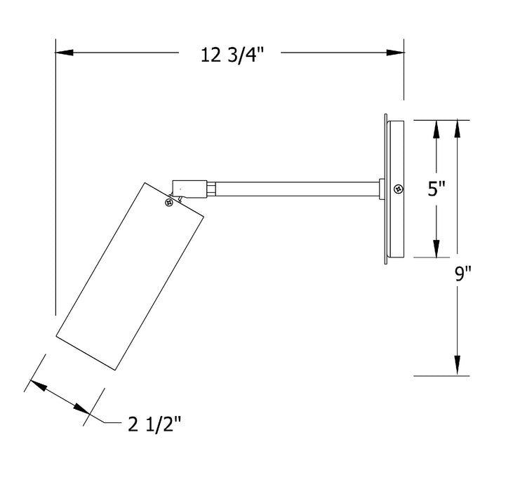 Martin Adjustable Wall Sconce in White with Brushed Brass Accents | Montclair Light Works