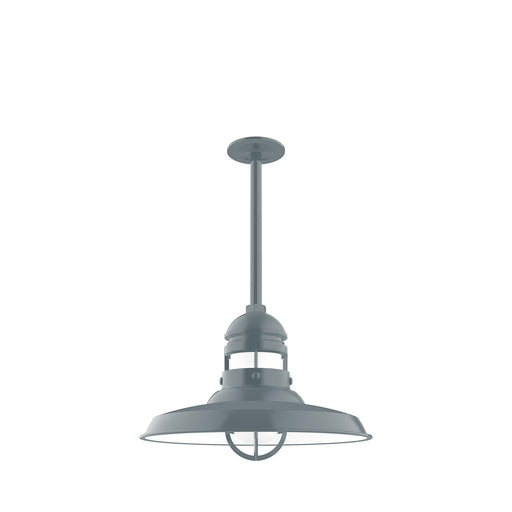 Liberty 14.5 inch pendant, stem mount in Slate Gray | Montclair Light Works