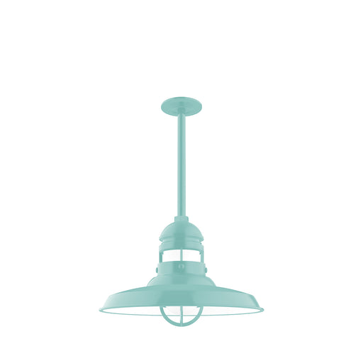 Liberty 14.5 inch pendant, stem mount in Sea Green | Montclair Light Works