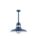 Liberty 14.5 inch pendant, stem mount in Navy | Montclair Light Works