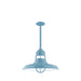 Liberty 14.5 inch pendant, stem mount in Light Blue | Montclair Light Works