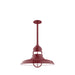 Liberty 14.5 inch pendant, stem mount in Barn Red | Montclair Light Works