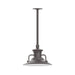 Homestead 12" pendant, stem mount in Bronze Matte | Montclair Light Works