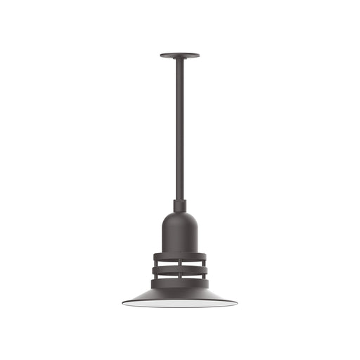 Atomic 12" pendant, stem mount in Bronze Matte | Montclair Light Works