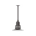 Atomic 12" pendant, stem mount in Bronze Matte | Montclair Light Works
