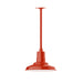 Warehouse 12" pendant, stem mount in Vermillion | Montclair Light Works