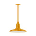 Warehouse 14" pendant, stem mount in Bright Yellow | Montclair Light Works