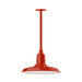 Warehouse 14" pendant, stem mount in Vermillion | Montclair Light Works