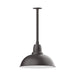 Cafe 16" stem mount pendant in Bronze Matte | Montclair Light Works