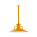 Homestead 18" pendant, stem mount in Bright Yellow | Montclair Light Works