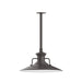 Homestead 18" pendant, stem mount in Bronze Matte | Montclair Light Works