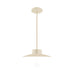 Gambler 12 inch Pendant Stem Hung in Cream | Montclair Light Works