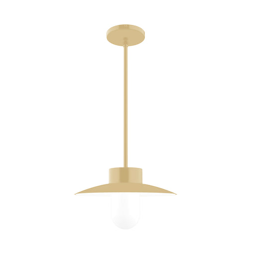 Gambler 12 inch Pendant Stem Hung in Ivory | Montclair Light Works