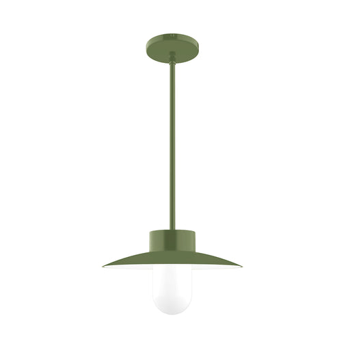 Gambler 12 inch Pendant Stem Hung in Fern Green | Montclair Light Works