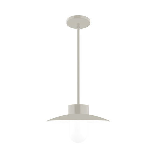 Gambler 12 inch Pendant Stem Hung in Silk Gray | Montclair Light Works