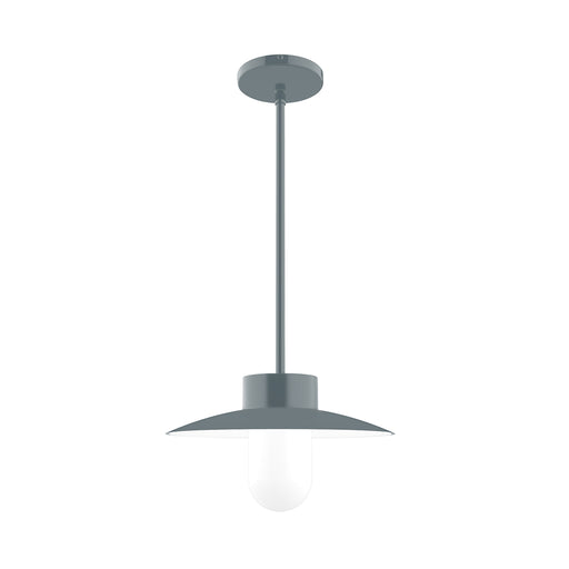 Gambler 12 inch Pendant Stem Hung in Slate Gray | Montclair Light Works