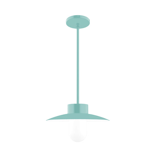 Gambler 12 inch Pendant Stem Hung in Sea Green | Montclair Light Works