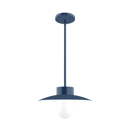 Gambler 12 inch Pendant Stem Hung in Navy | Montclair Light Works