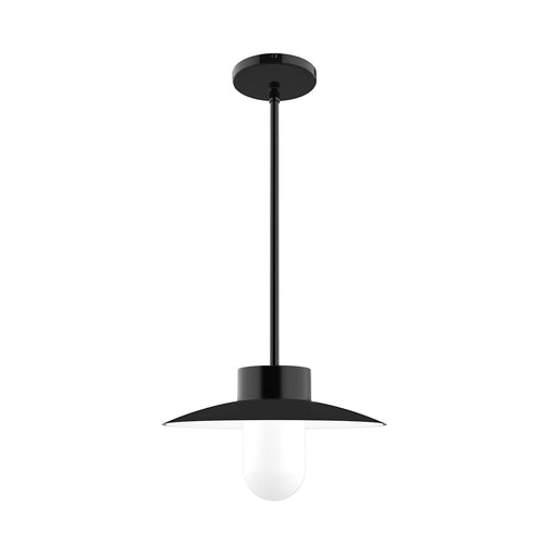 Gambler 12 inch Pendant Stem Hung in Bronze Matte | Montclair Light Works