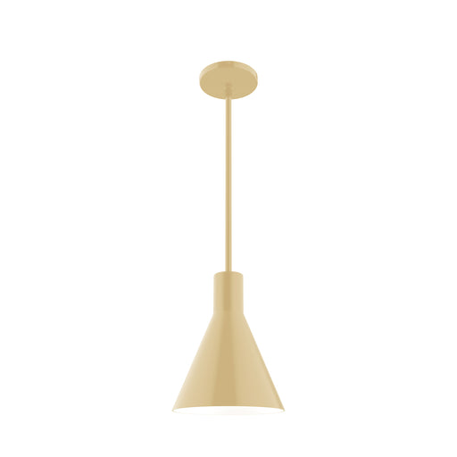 Jerome 8 inch Stem Hung Pendant in Ivory | Montclair Light Works