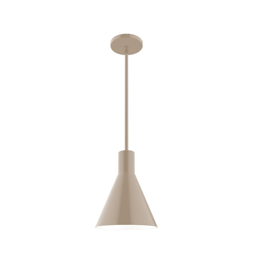 Jerome 8 inch Stem Hung Pendant in Clay | Montclair Light Works