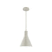 Jerome 8 inch Stem Hung Pendant in Silk Gray | Montclair Light Works