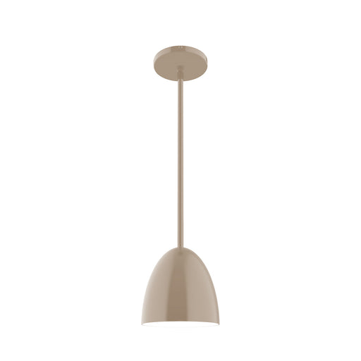 Jill 6 inch Stem Hung Pendant in Clay | Montclair Light Works