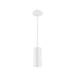 Jordan 3.5 inch Stem Hung Pendant in White | Montclair Light Works