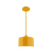 Julia 8.5 inch Stem Hung Pendant in Bright Yellow | Montclair Light Works