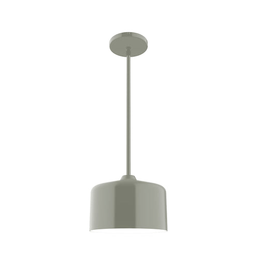 Julia 8.5 inch Stem Hung Pendant in Moss Green | Montclair Light Works