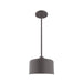 Julia 8.5 inch Stem Hung Pendant in Bronze Matte | Montclair Light Works