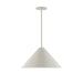 Pinnacle 18" Stem Hung Pendant in Silk Gray | Montclair Light Works