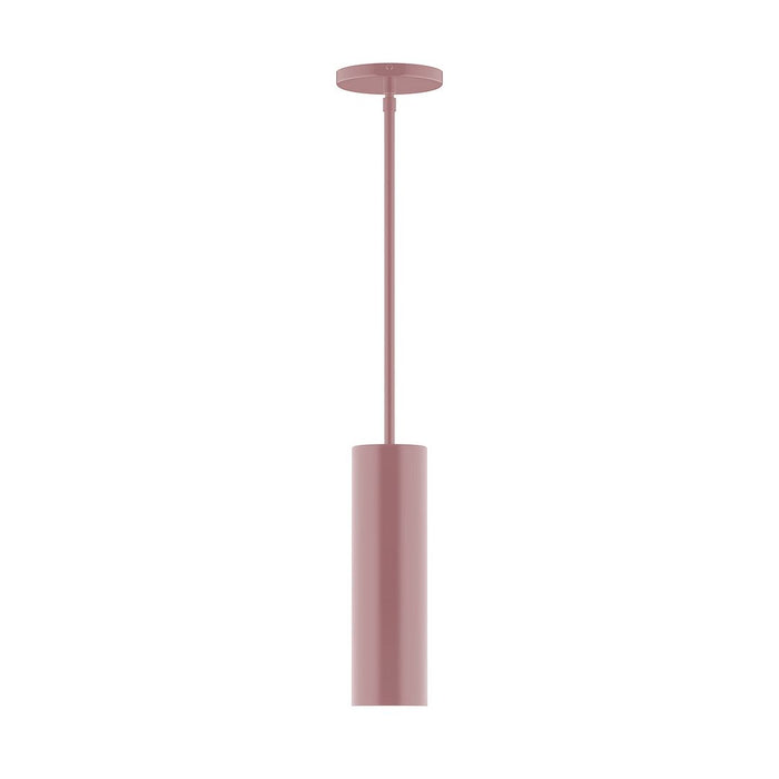 Axis Beam 12" Stem Hung Pendant Light in Mauve