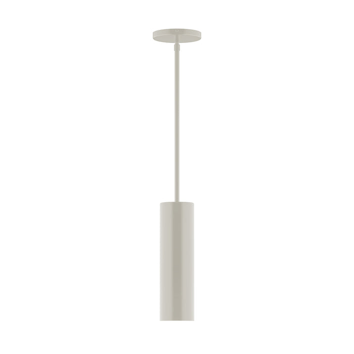 Beam 3.5" Stem Hung Pendant in Silk Gray | Montclair Light Works