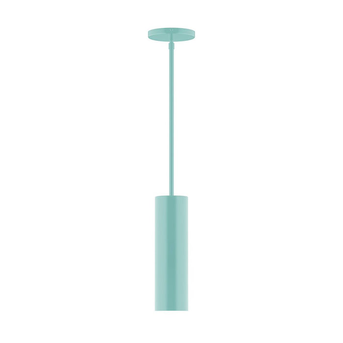 Axis Beam 12" Stem Hung Pendant Light in Sea Green