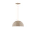 Arcade 12" Stem Hung Pendant in Clay | Montclair Light Works