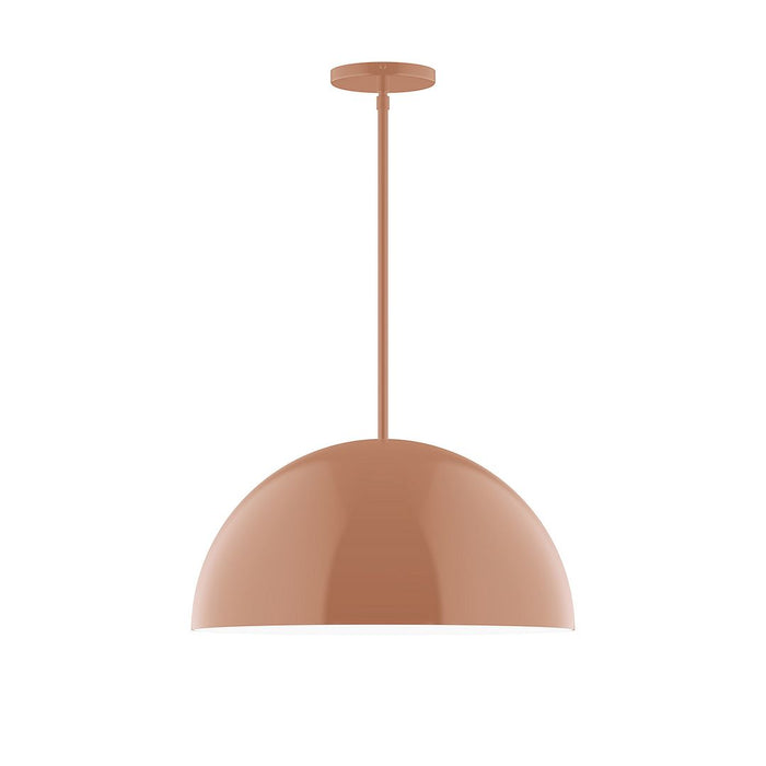 Axis Arcade 18" Stem Hung Pendant Light in Terracotta