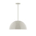 Arcade 18" LED Stem Hung Pendant in Silk Gray | Montclair Light Works