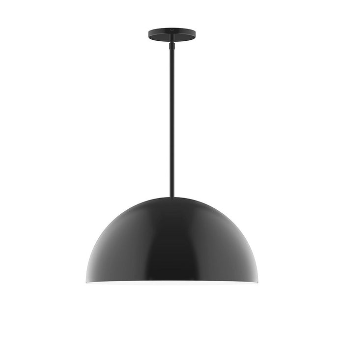 Axis Arcade 18" Stem Hung Pendant Light in Black