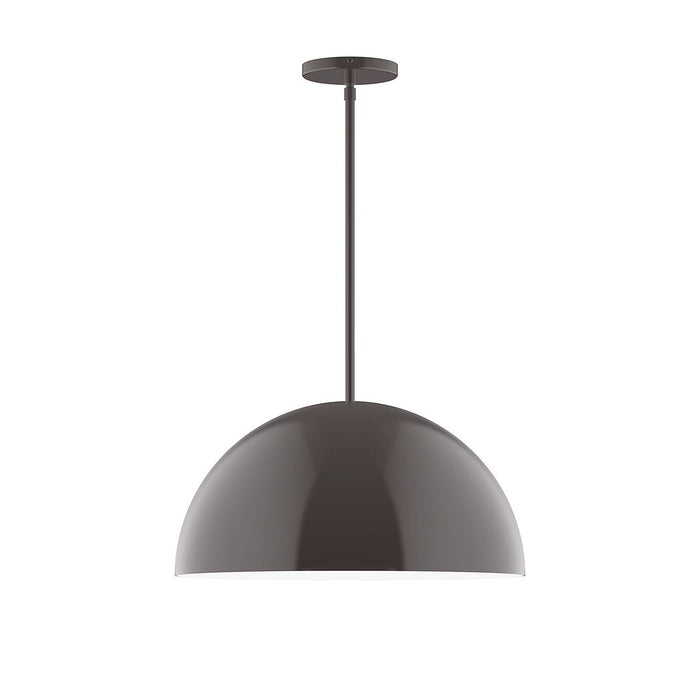 Axis Arcade 18" Stem Hung Pendant Light in Architectural Bronze