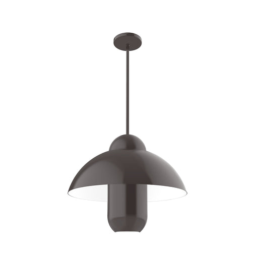 June Bug 18 inch Stem Hung Pendant in Architectural Bronze | Montclair Light Works