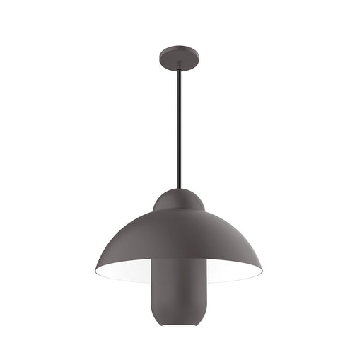 June Bug 18 inch Stem Hung Pendant in Bronze Matte | Montclair Light Works